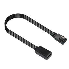 Angled Microed USB Male To USB C Female Adapter Cable 480Mbps Data Transfer 10W Power for Camera Toy Lamp Gadgets