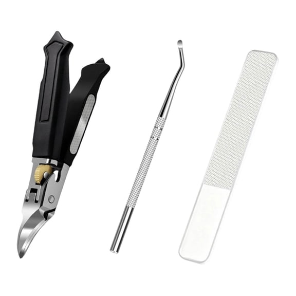 Angled Nail Clipper for Precise Grooming with Easy Grip Manicure Tool