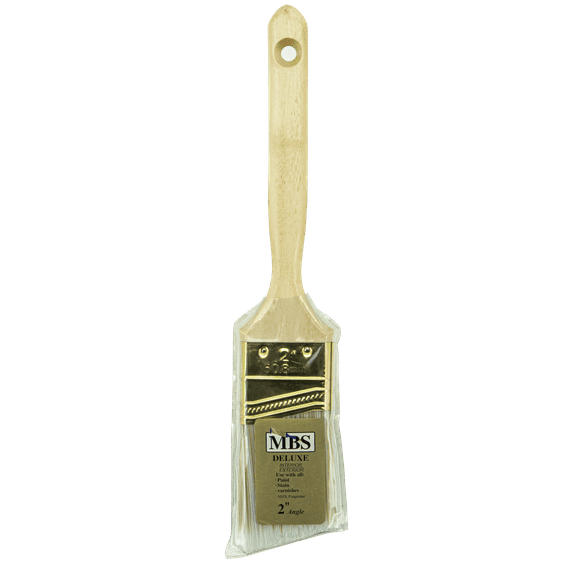 Angled Paint Brush 2" Width 100% Polyester For all Paints Interior/Exterior