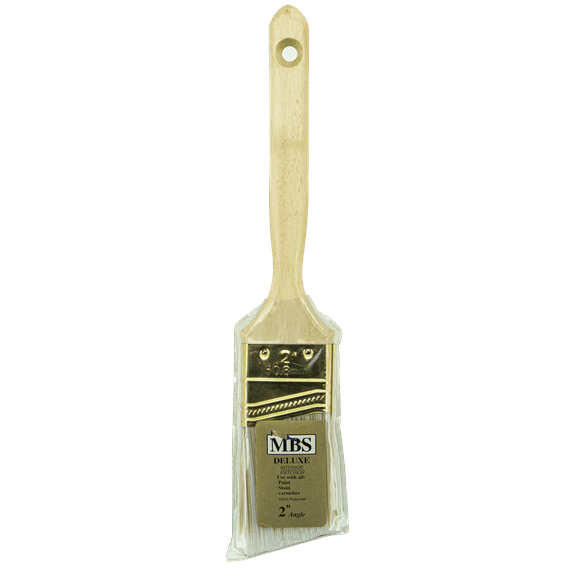 Angled Paint Brush 2" Width 100% Polyester For all Paints Interior/Exterior