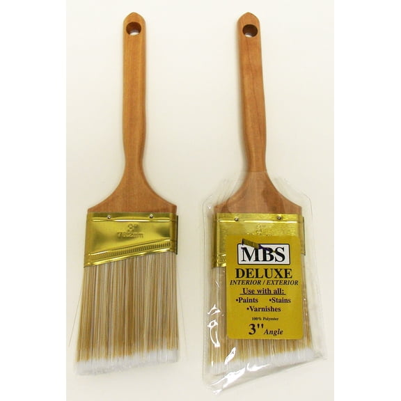 Angled Paint Brush 3" Width 100% Polyester For all Paints Interior/Exterior