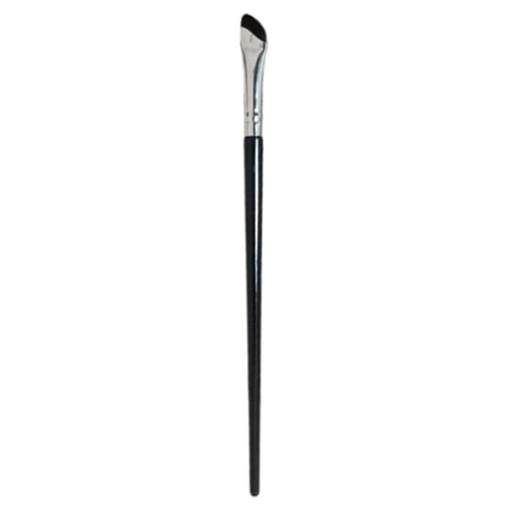 Angled Sickle Eyebrow Brush, Synthetic Fiber Makeup Tool for Brow Powder, Precise