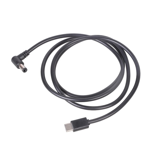 Angled Triggers Cable Type C To 5.5x2.5mm 3A Multiple Voltages Output For Electronic Devices