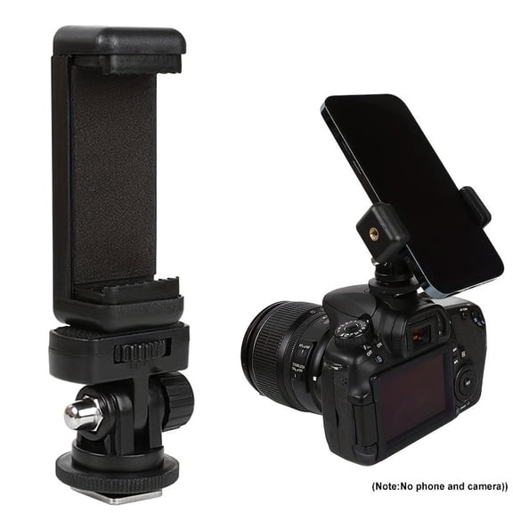 Angleflex, Smartphone Tripod Adapter for DSLR Cameras - Low Angle Monitor Mount, Compatible with Canon and Nikon, Durable Plastic Construction
