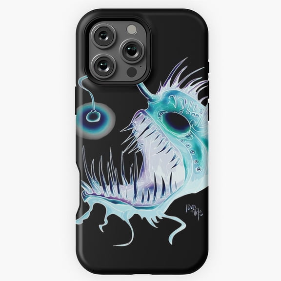 Angler Fish Phone Case for iPhone 16 15 14 13 12 11 Pro Max M5903577