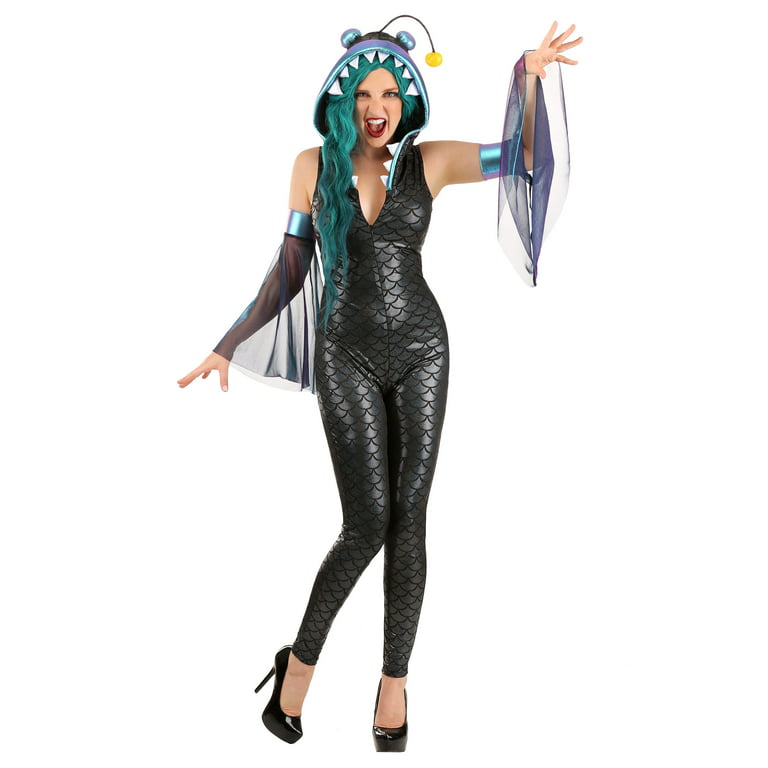 Halloweeen Club Costume Superstore. Lost Sassy Fish Adult Womens