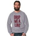 thumbnail image 1 of Angler Fishermen Lines Joke Pun Funny Unisex Plus Fleece Graphic Sweatshirt Brisco Brands 2X, 1 of 5