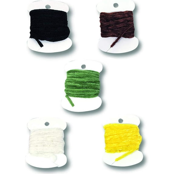 Angler Rayon Chenille Fly Tying Materials - Fly Tying Thread for Tying Flies - Fly Fishing Accessories for Fly Fishing Kit - Many Colors - 2 Yards