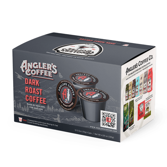 Angler's Coffee Single Serve Coffee Pods (Dark Roast)