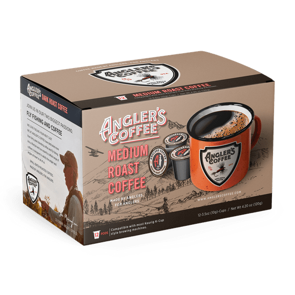 Angler's Coffee Single Serve Coffee Pods (Medium Roast)