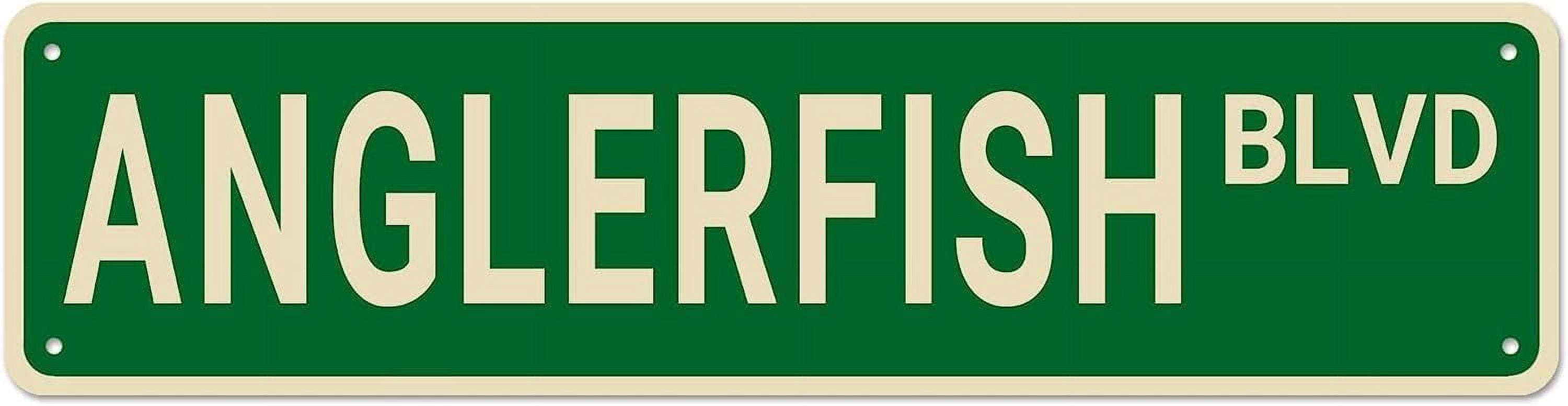 Anglerfish BLVD Street Sign, Anglerfish Decor Anglerfish Lover Gift ...