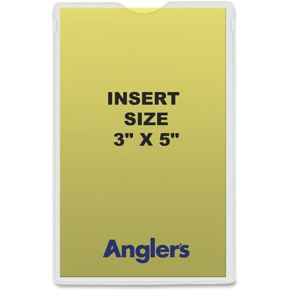 Anglers Heavy Crystal Clear Poly Envelopes, Pack of 50