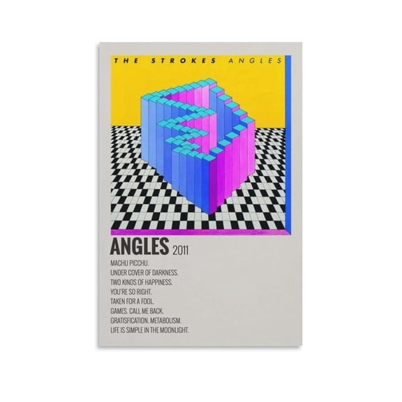 Angles 2011 The Strokes Canvas Poster Bedroom Decoration Landscape Office Valentine's Birthday Gift
