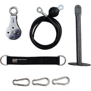 Angles90 Cable Pulley System Portable Home Gym Equipment with 330 lb Weight Capacity Max
