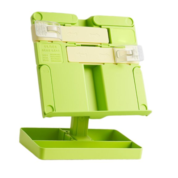 Angles Adjustable Textbook Stand Desktop ABS Reading Stand with Page Clip Telescoping Arm For Textbooks Recipes Tablets