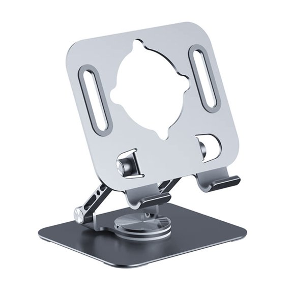 Angles Height Adjustable Tablets Stand Foldable Metal Holder 360 Rotate for 4-12.9inch Devices Ergonomic and Study