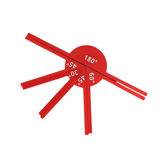 Angles Protractor Measurement Tool Angles Measuring Ruler With Marking Geometry Tool Math Teaching Aid for Classroom