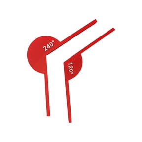 Angles Protractor Measurement Tool Angles Measuring Ruler With Marking Geometry Tool Math Teaching Aid for Classroom