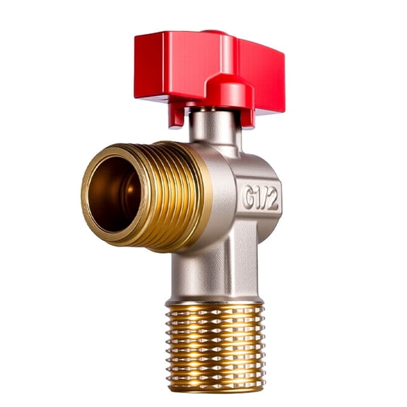 Angles Valves 1/2inch Waters Flows Control Water Pipe Switches Hot/Cold Shut Off Valves Flows Restrictor
