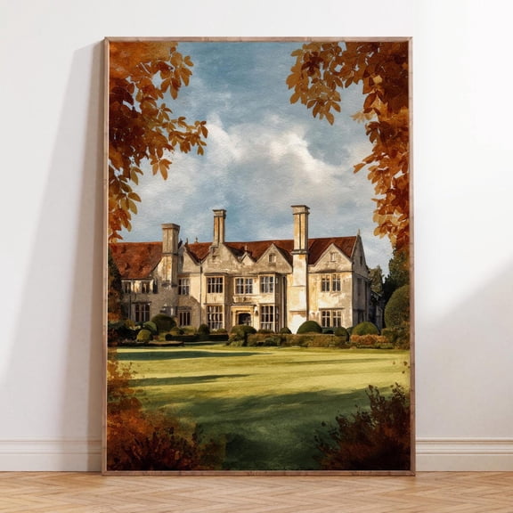 Anglesey Abbey England English Garden Nature Wall Art Unframed Paper Print
