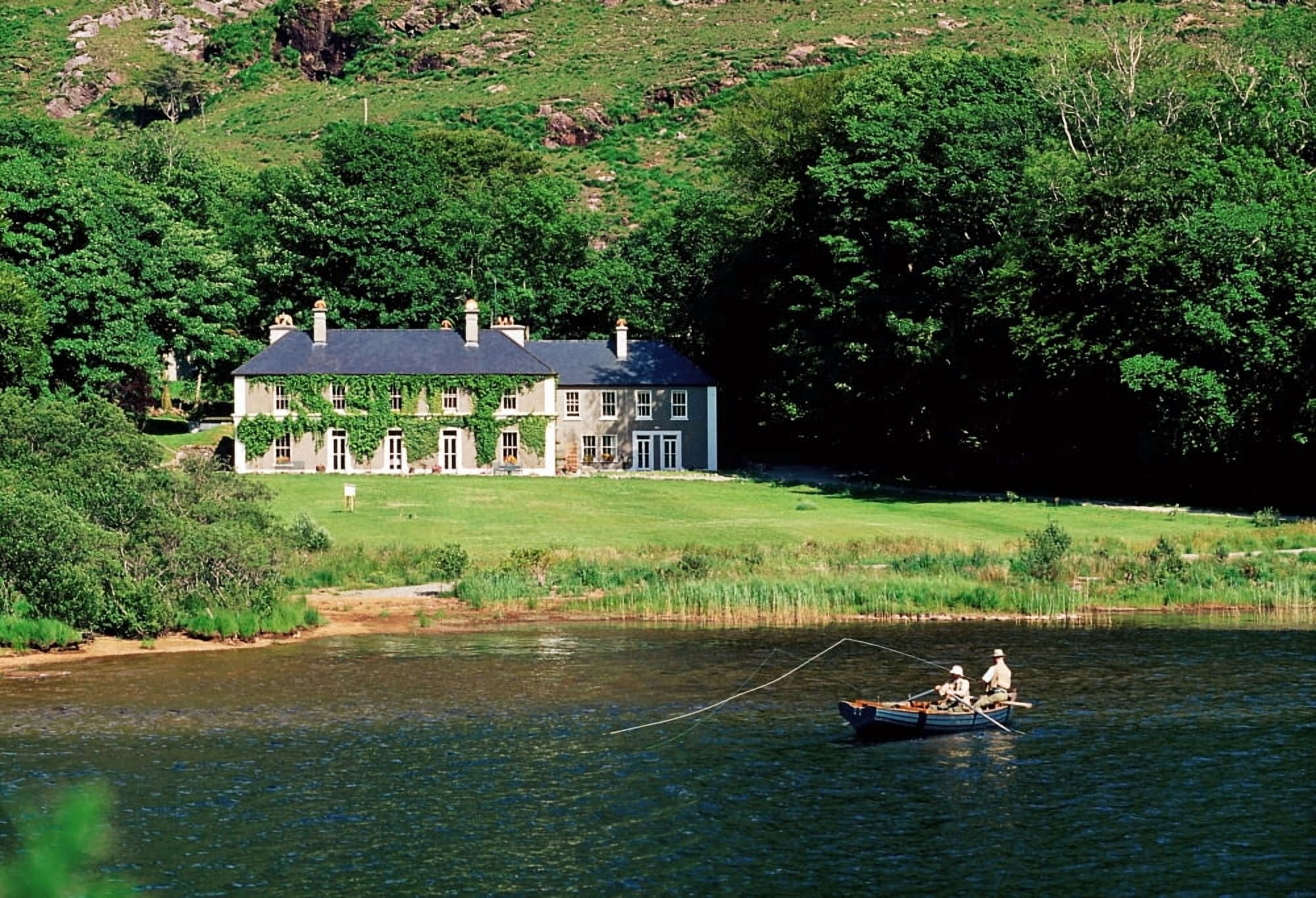Angling Delphi Lodge Co Mayo Ireland Canvas Art - The Irish Image Collection Design Pics (36 x 24)