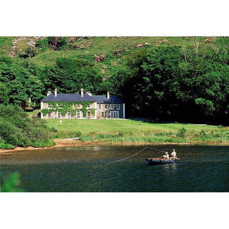 Angling Delphi Lodge Co Mayo Ireland Poster Print by The Irish Image Collection, 36 x 24 - Large