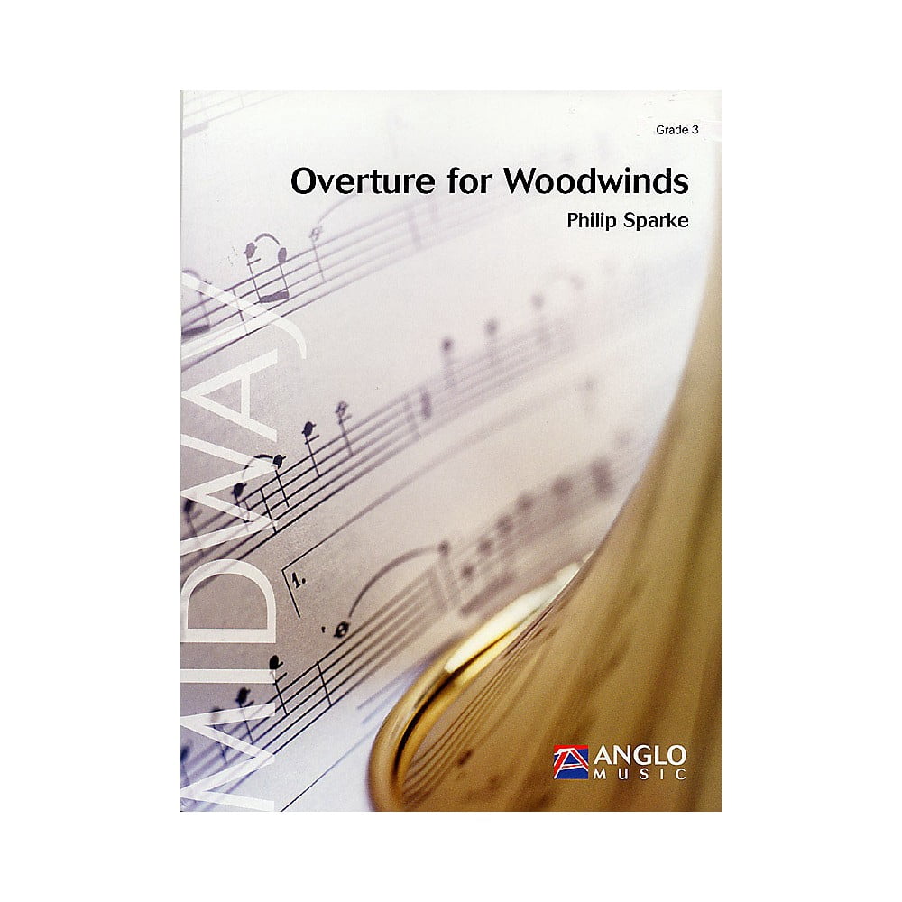 Anglo Music Press Overture for Woodwinds (Grade 4 - Score Only) Concert Band Level 4 Composed by Philip Sparke