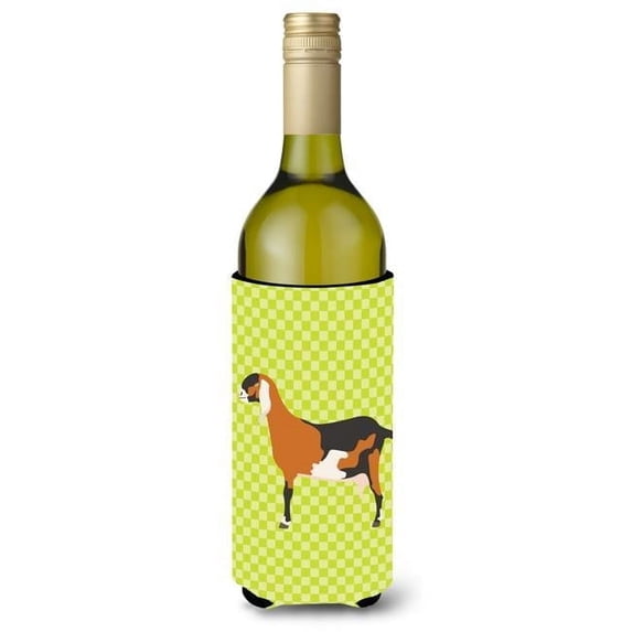 Anglo-nubian Nubian Goat Green Wine Bottle Beverge Insulator Hugger