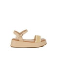 thumbnail image 1 of London Rag Anglong Raffia Flatform Womens Sandals, 1 of 12