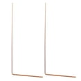 Angoily 2Pcs Dowsing Rod Copper Divining Measuring Instrument for Water
