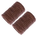 Angoily 2pcs Braided Paper Rope with Iron Wire Woven Paper Rattan