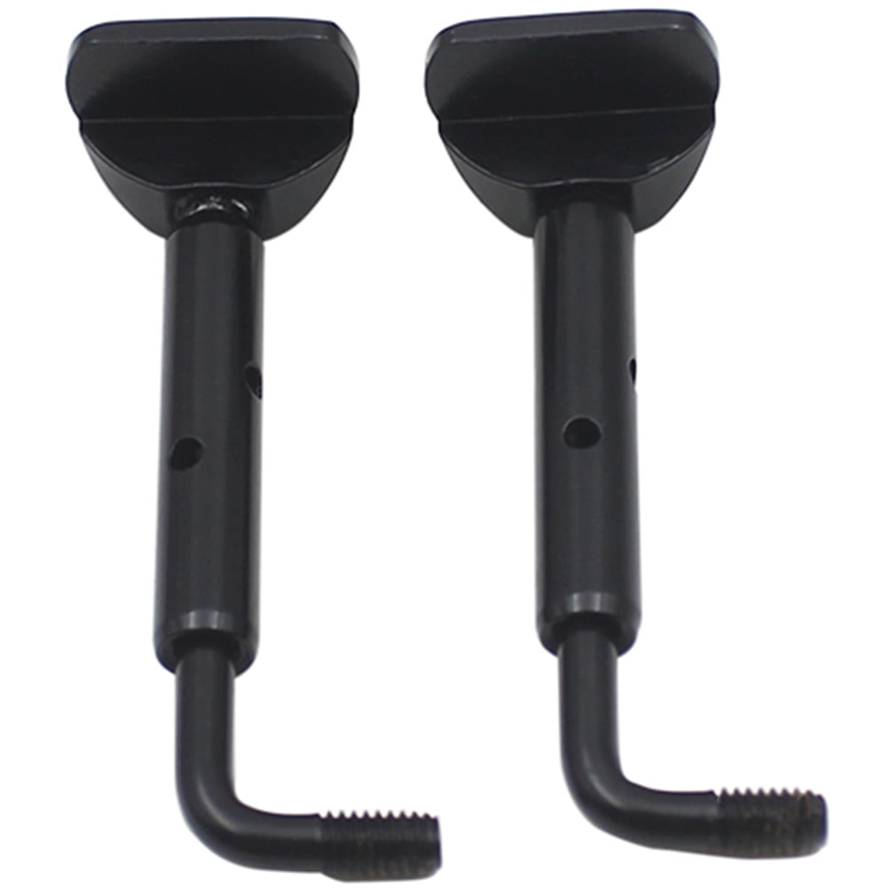 Angoily 2pcs Chin Rest Clamp 3/4 4/4 Violin Chin Rest Screws Removable