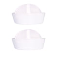Angoily 2pcs Sailor Hats Party Dress Up Costume Accessory for