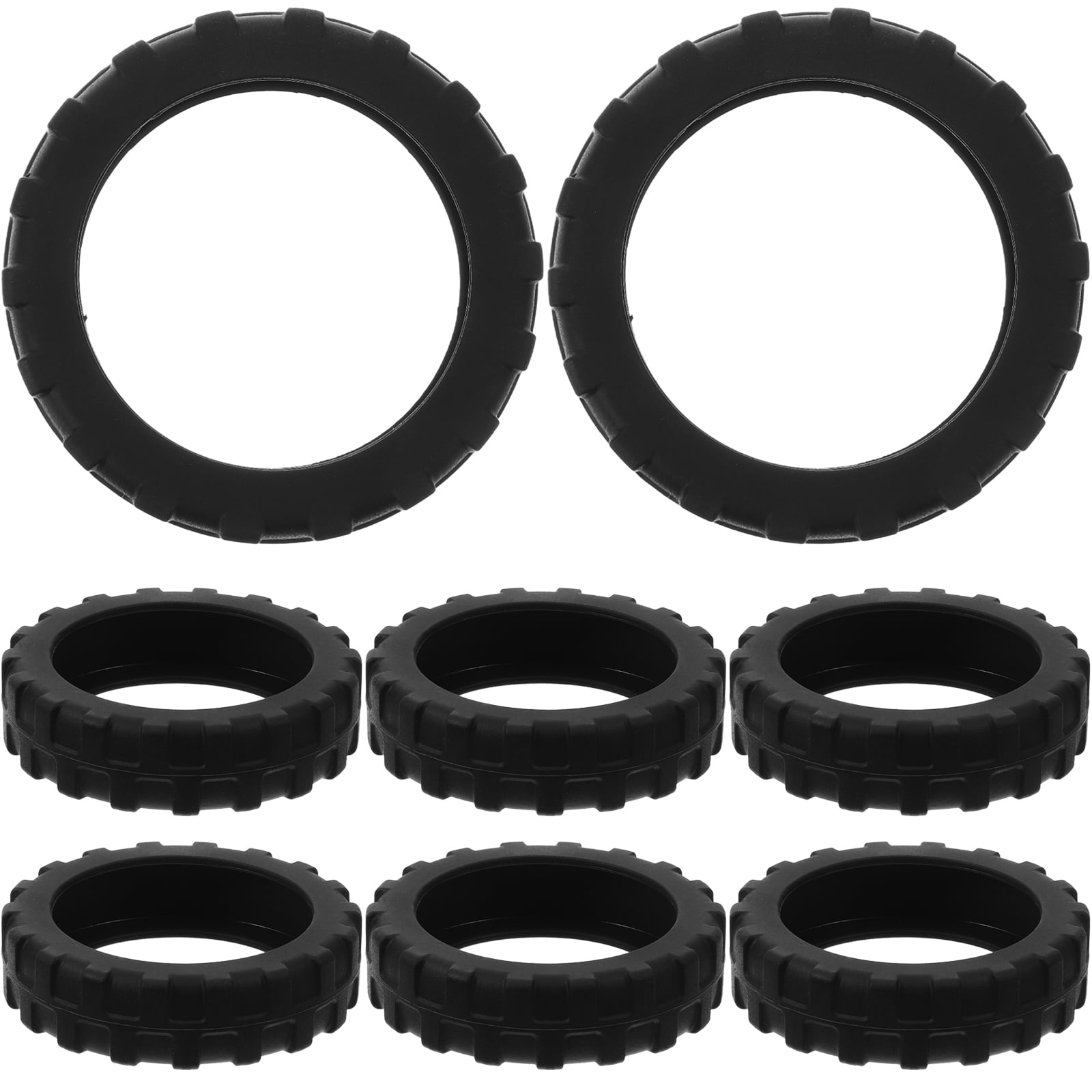 Angoily 8pcs Travel Suitcase Wheels Covers Silicone Luggage Wheel