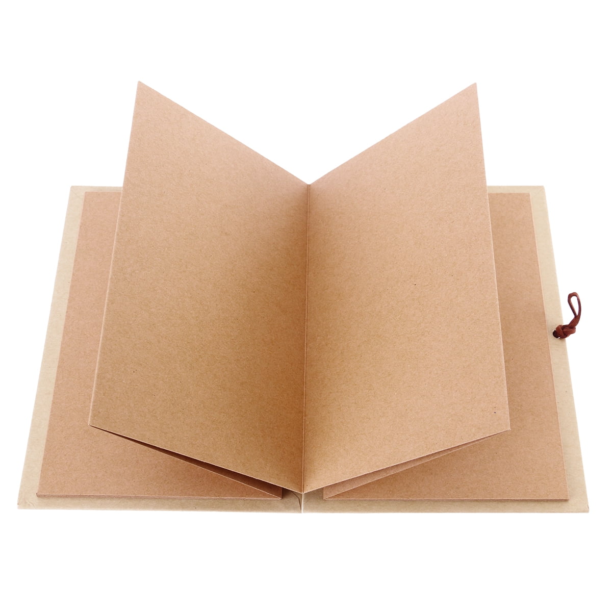 Angoily Kraft Paper Hardcover Accordion Style DIY Photo Ablum Book 36