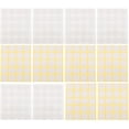 thumbnail image 1 of Angoily Transparent Tape 12 Sheets Candle Wick Stickers Candle Making Sticker Double- Sided Heat Resistance Stickers Hot Wax Wick Stickers for DIY Crafts Office Supplies Clear Duct Tape, 1 of 5