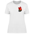 thumbnail image 1 of Angola Cool Butterfly Flag T-Shirt Women -Image by Shutterstock, Female Medium, 1 of 2
