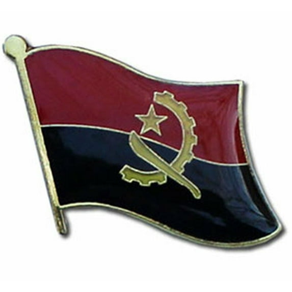 Angola Country Flag Bike Motorcycle Hat Cap lapel Pin