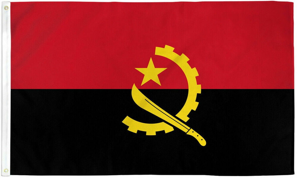 ANLEY 3x5 feet Angola flag - Angolan Flags Polyester