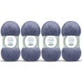 thumbnail image 1 of Angora Love (4-Skeins Pack) 20% Wool 80% Acrylic - Wool Yarn for Crocheting - Lace Weight #1 Fingering & Socks Yarn (4 x 3.52 oz) / (4 x 601 Yds) - Denim Melange, 1 of 7