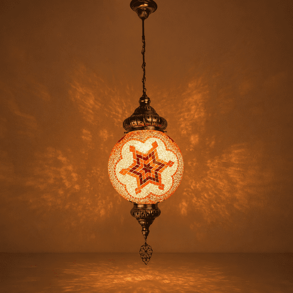 Angora Bohemian Bronze-Plated Iron Corded Electric Globe Chandeliers