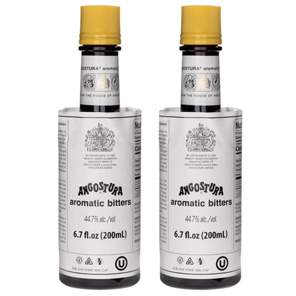 Angostura Aromatic Cocktail Bitters - 6.7 Ounce Bottle - PACK OF 2