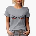 thumbnail image 1 of Angry Anime Eyes, Heather Grey T-Shirt, Large, 1 of 5