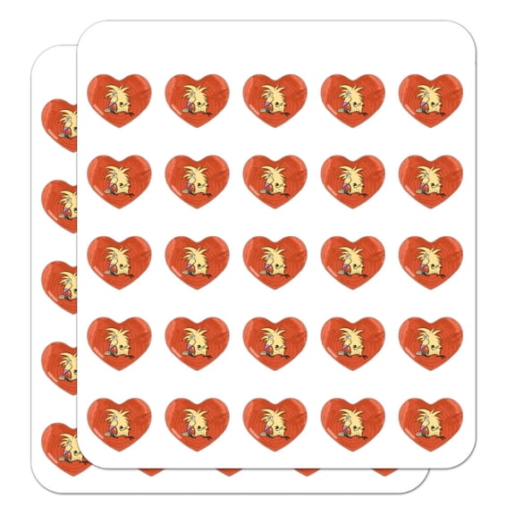 Angry Beavers Norbert Heart Shaped Planner Calendar Scrapbook Craft Stickers
