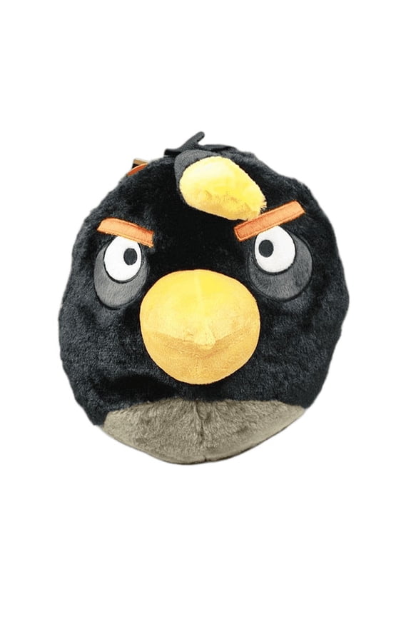 Angry Bird Black Plush Doll Backpack 12 inch