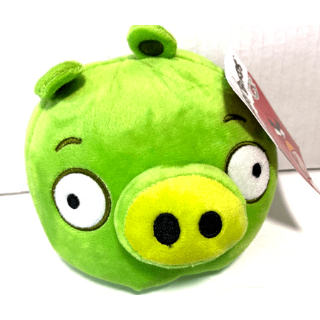 Rovio Soft Pig Stuffed Animals & Plush Toys, Green, 6"