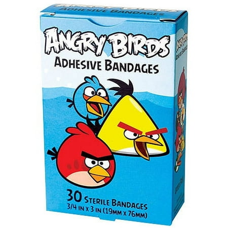 Angry Birds Adhesive Bandages, 30 count