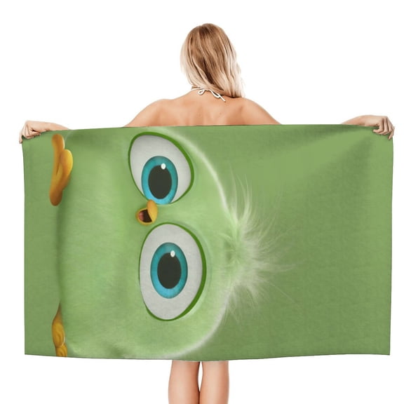 Angry Birds Beach Quick Drying Towel, vibrant, lightweight, quick-drying, and sand-resistant for seamless outdoor fun.size 30.7x59in (78x150cm)