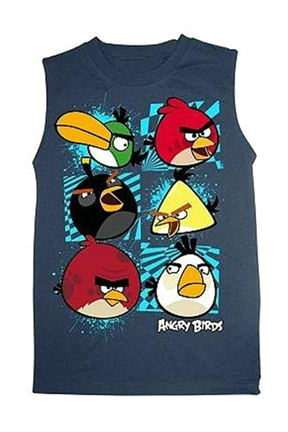 Angry Birds Big Boy's Muscle T-Shirt XL (18-20)