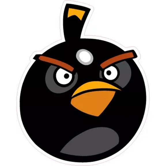 Angry Birds Bomb Bomberman Bomber Window Sizes Vinyl Decal Sticker
